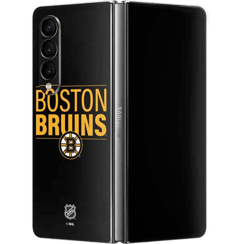 NHL Boston Bruins Lineup Galaxy Z Fold4 5G Skin